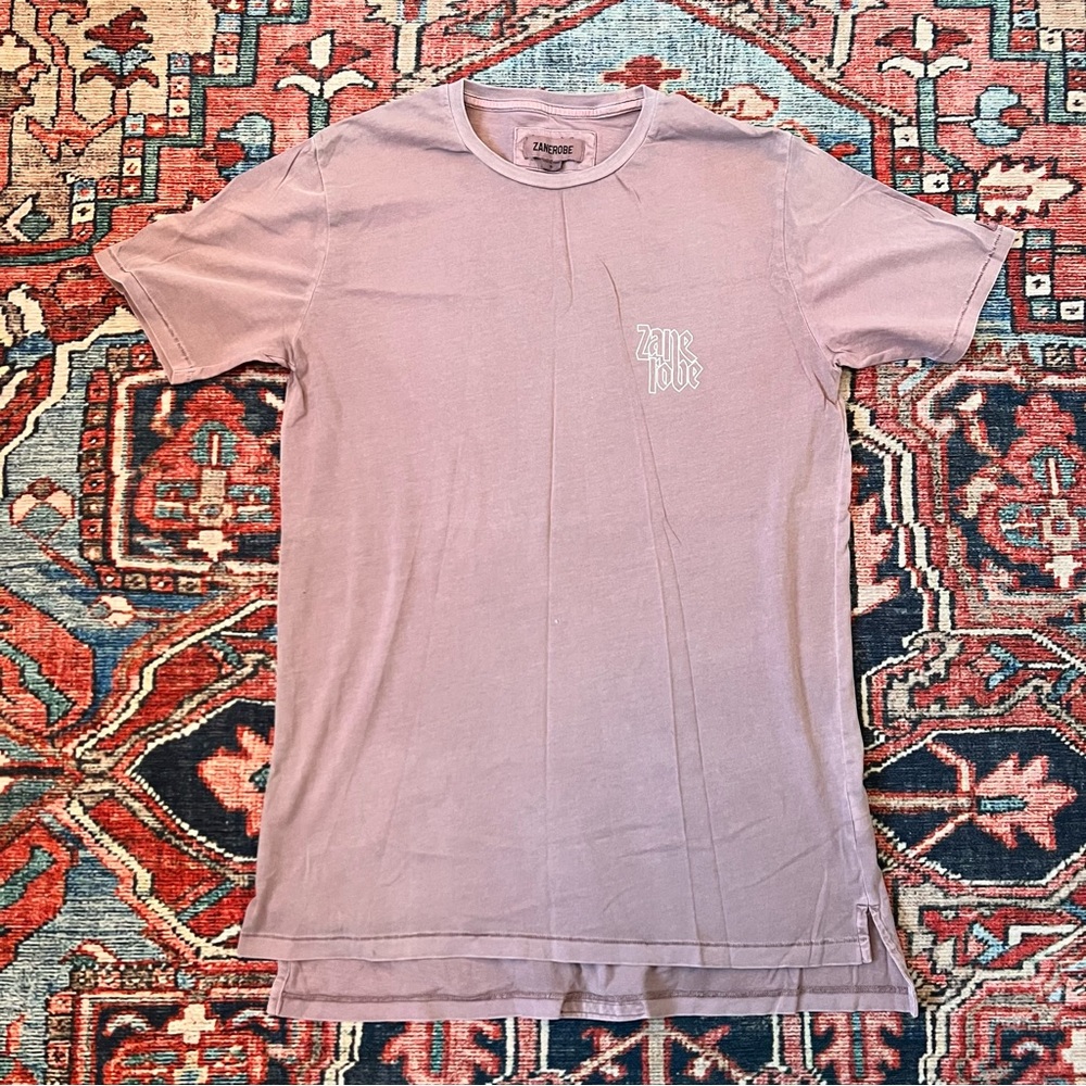 Zanerobe - M heathered periwinkle / lilac flintlock tee